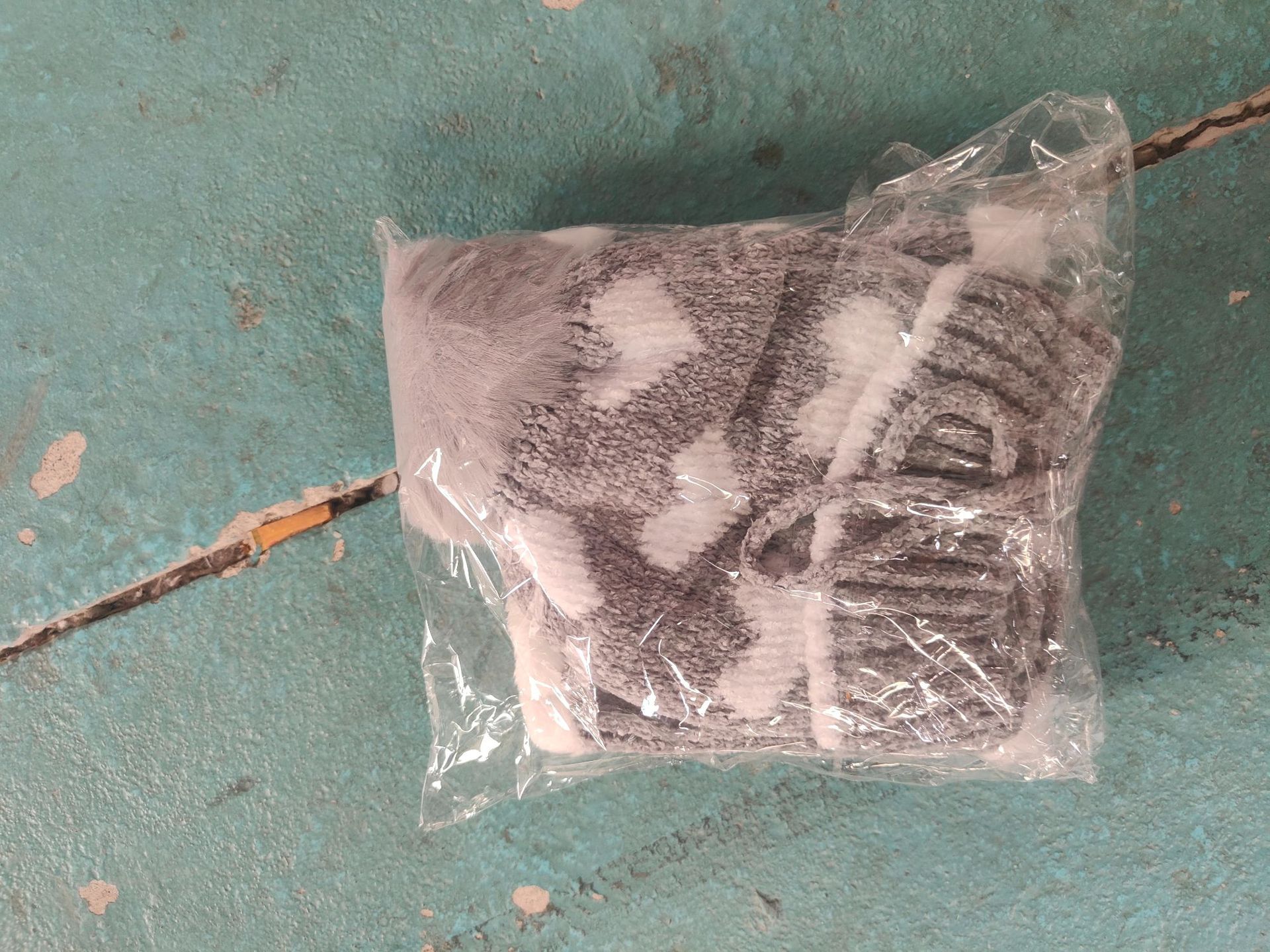 러브 투피스 세트--그레이