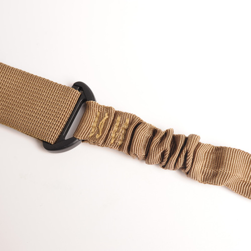 Outdoor Tactical Multi-Function Gun Rope Nylon Double Point Combat Training Shoulder Strap Black Special Training Crossbody Task Gun Belt 