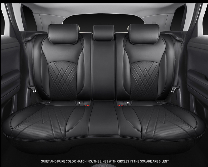Car seat cushion chic high-end semi-enclosed simple leather seat cushion special car modified seat cover