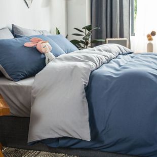 Washed cotton quilt cover quilt cover single piece 1.5 meters 1.8x 2.0 single student dormitory 150 double 200x 230 sheets