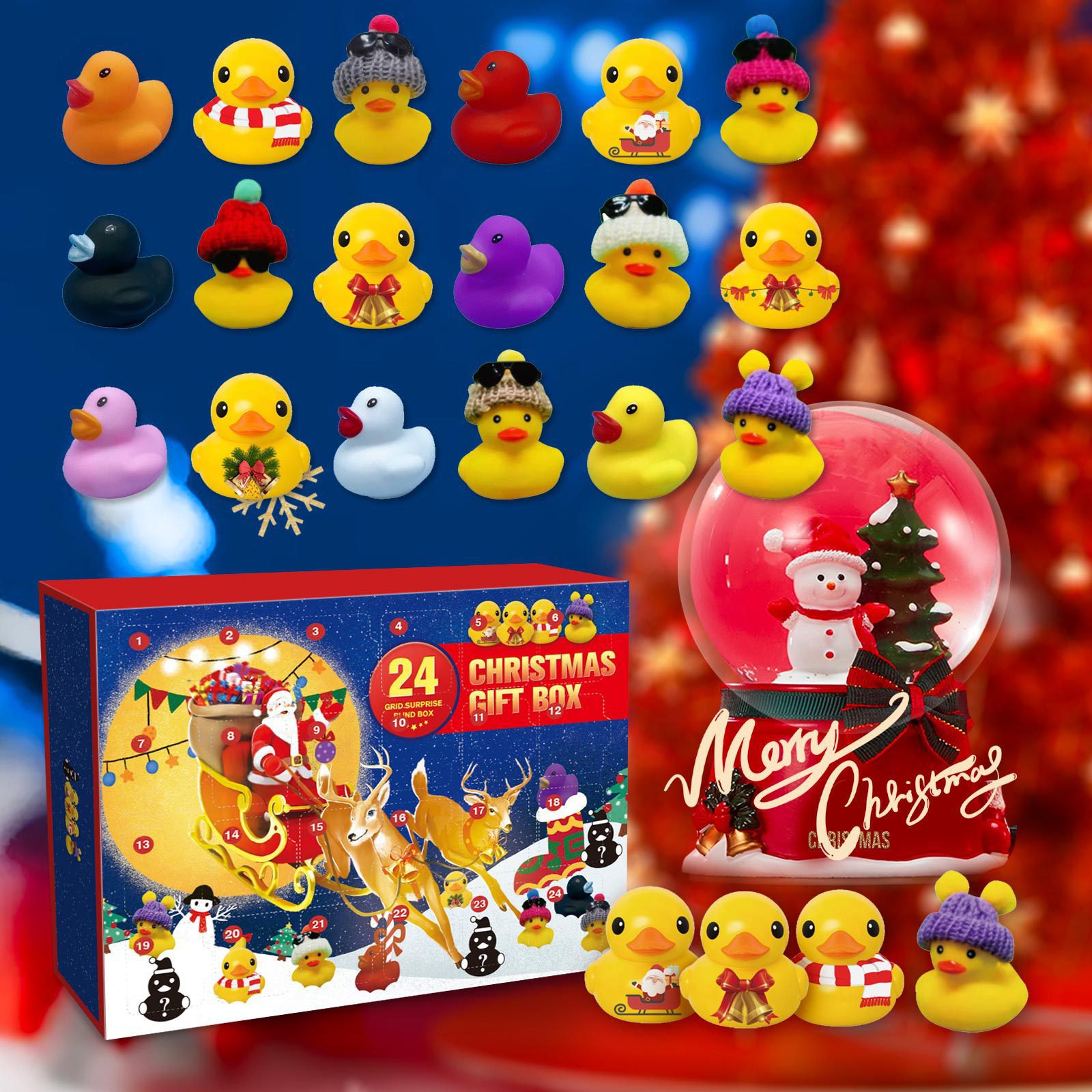 Christmas Rubber Duck Toy 2