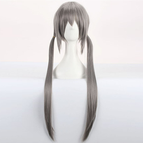 Oushuo Foreign Trade Cosplay Wig, Grandma Gray Style, Zootopia Rabbit Judy Cosplay Anime Wig