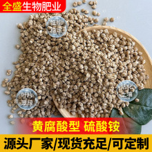 硫酸铵颗粒 农业级挤压颗粒硫酸铵氮肥 农作物花卉黄腐酸型硫酸铵