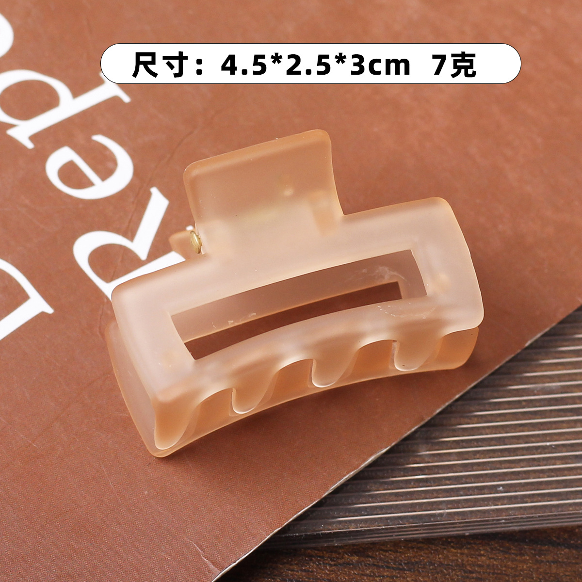 Aitong joyería coreana ins mini clip de agarre de color suave simple joyería para el cabello de la niña elegante clip de frangeo cuadrado clip de cabello image 15