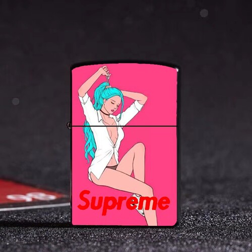 Windproof lighter trendy brand creative fashion anime kerosene lighter ins wind lighter