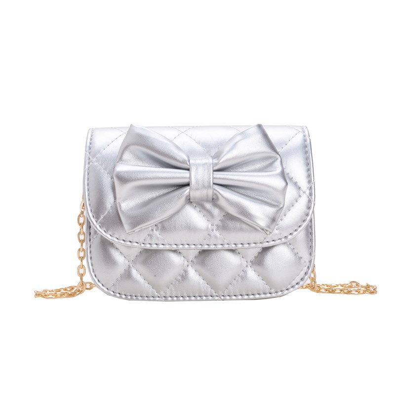 Moda coreana Lingerie niñas bolso de hombro dulce arco mini bolso de bebé nuevo bolso de cadenas para niños