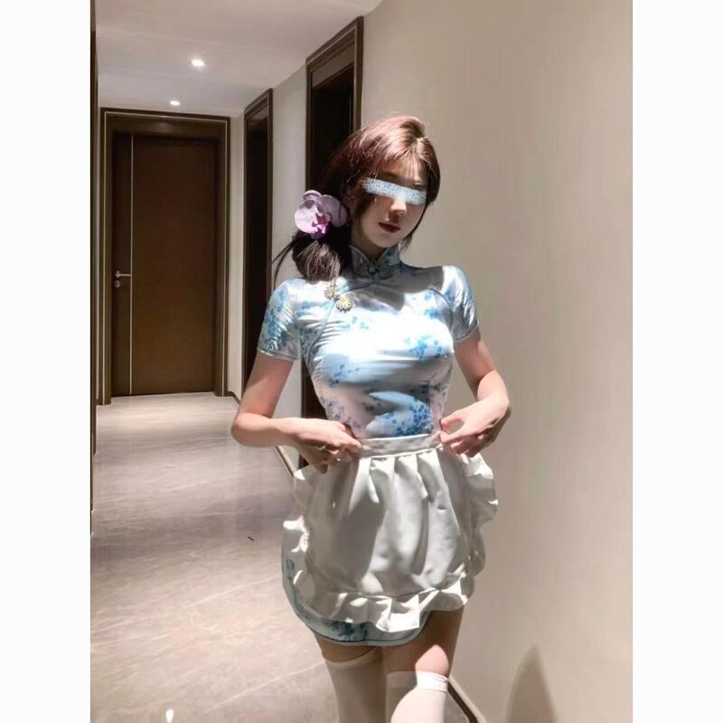高级复古暗黑朋克风收腰辣妹抹胸上衣皮衣蓬蓬短裙显瘦风套装|undefined