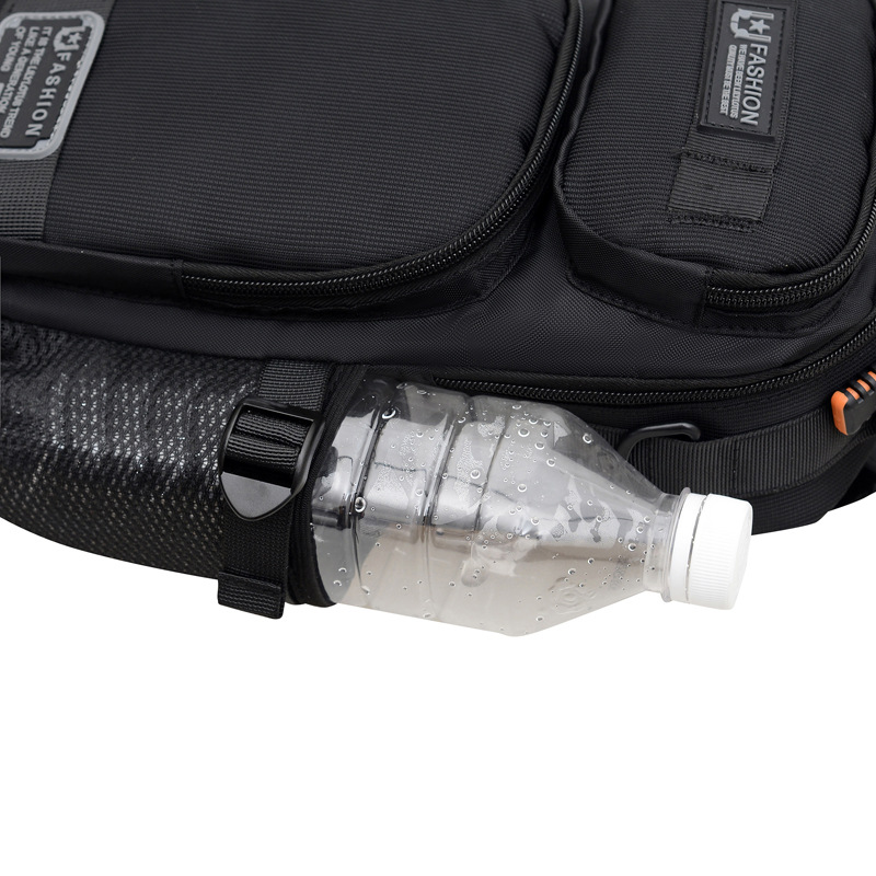 001 New Crossbody Men, Multifunctional Outdoor Chest Bag, Large Capacity, Durable, Personalized Single Shoulder For Work And_voghion.com