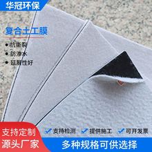 定制复合土工膜两布一膜土工布沼气池养猪场垃圾填埋场复合土工膜