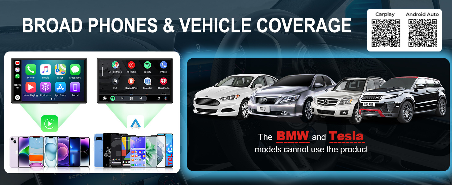 Cross-Border Best-Selling Wireless Carplay Box, Wired to Wireless Carplay Module, Supports Apple and Android Car Systems