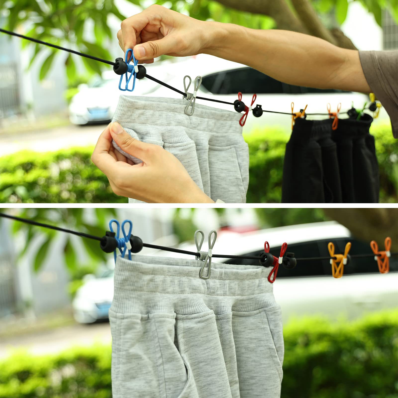 Retractable Portable Garment Line for Travel Garment Line with…