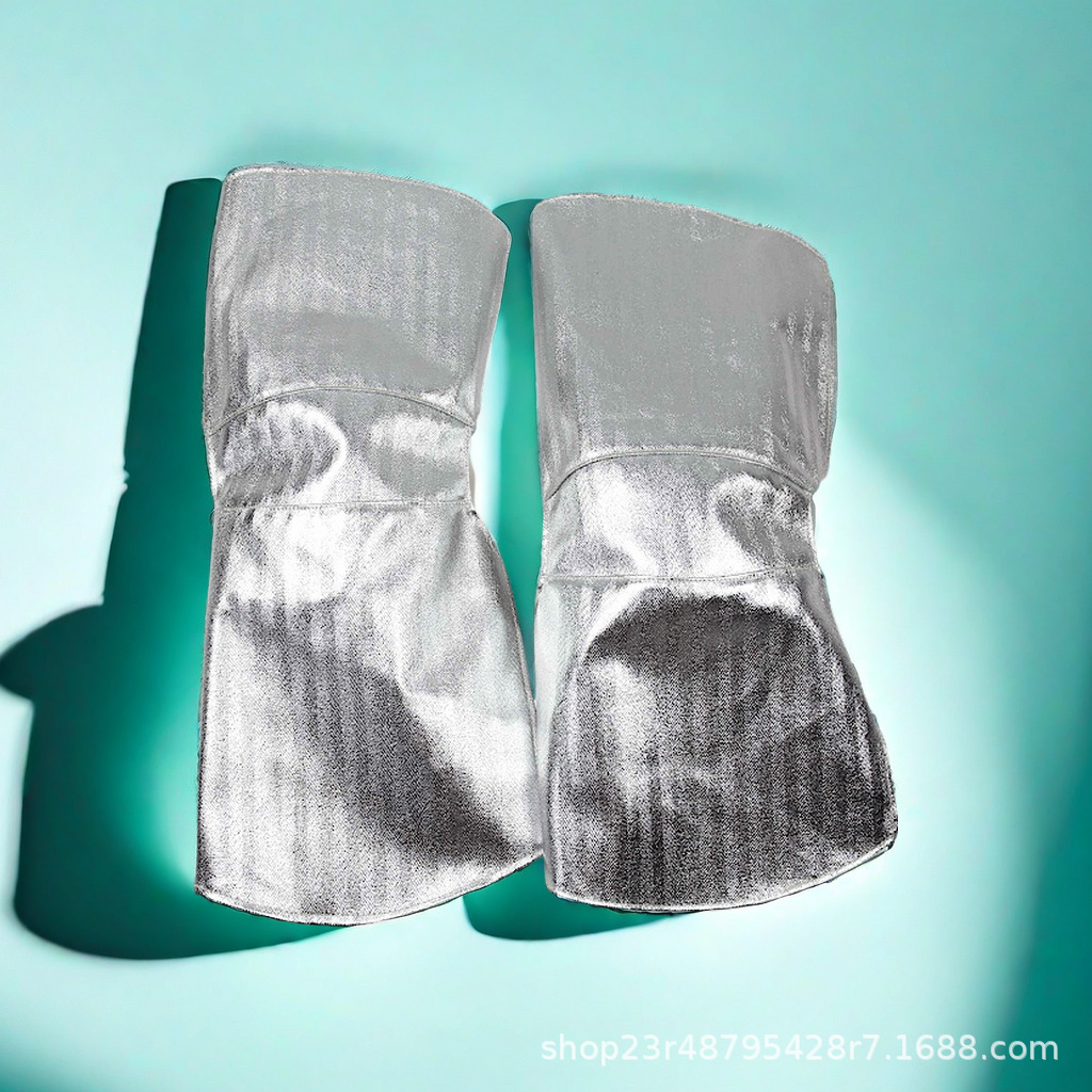 安百利ABL-X042防火耐高温护腿铝箔隔热护膝炉前工防烫阻燃1000度