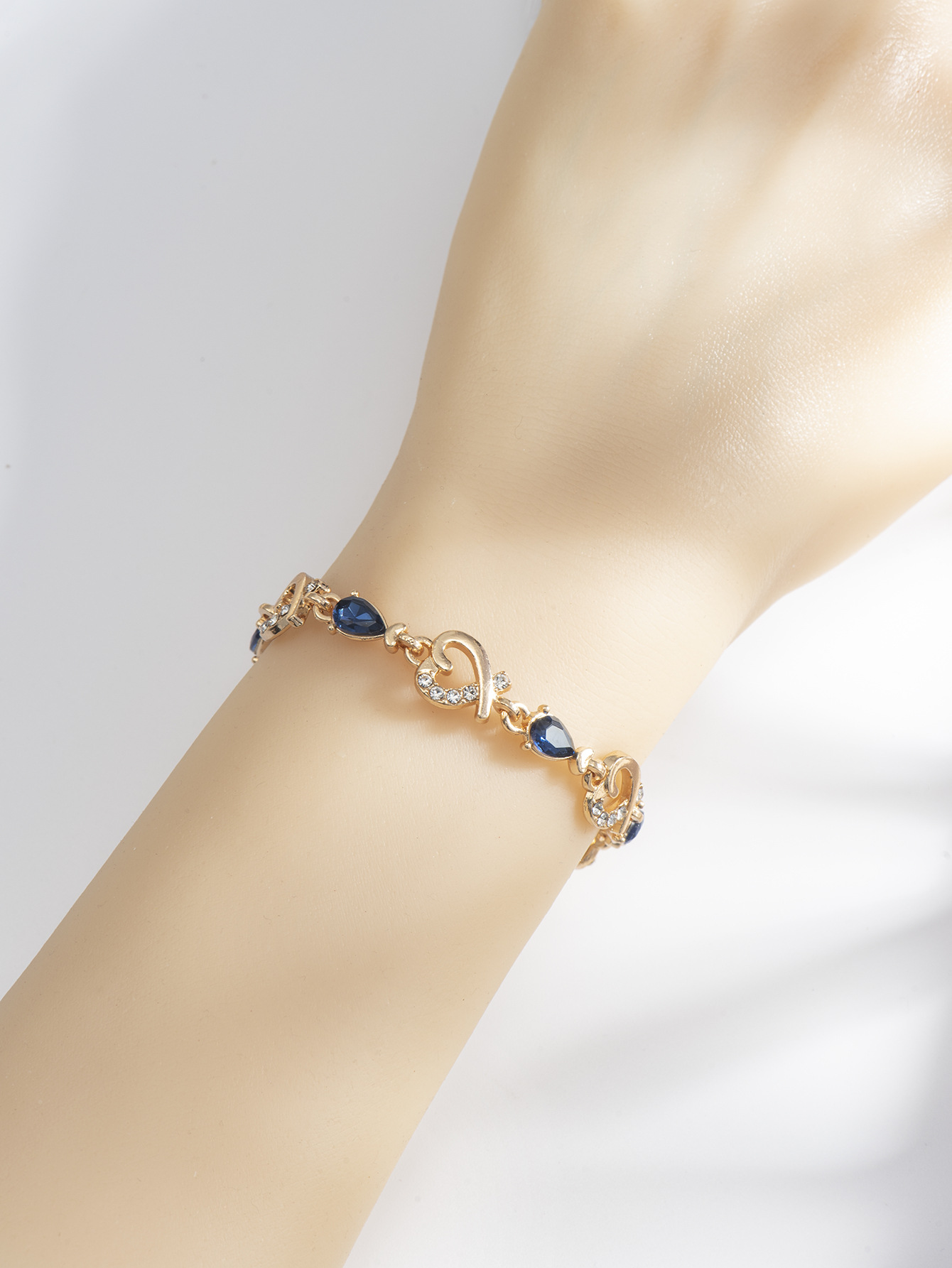 希音墨蓝模特图