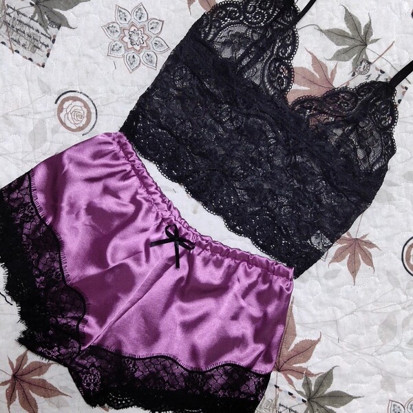 lace split underwear