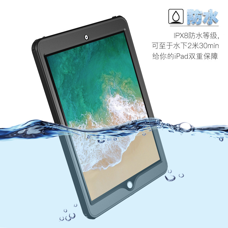 Cross-Border Waterproof Case Suitable for Apple iPad Pro10.5/Air 3 Outdoor Anti-Fall Swimming Tablet Protective Case