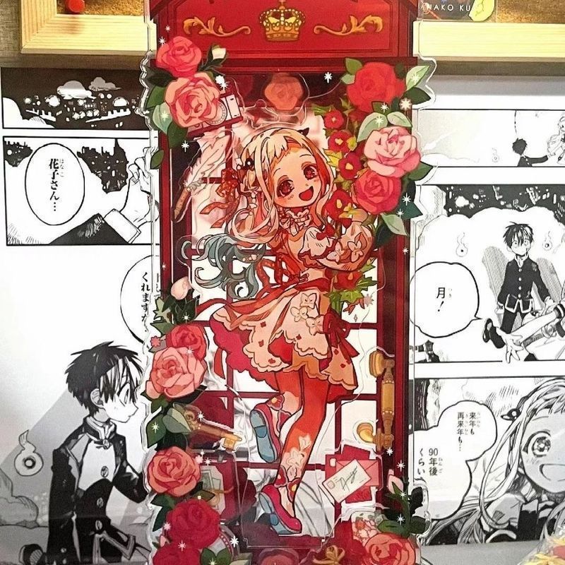 新型高颜値立体八寻寧花子君電話ボックス立牌アクリル自作周辺置物|undefined