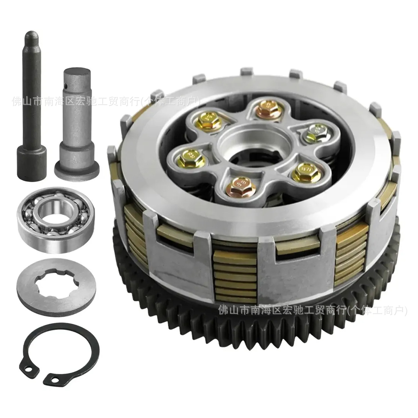 Mexico Meikeduo Motorcycle Parts Clutch Assembly Ft/Cg150 6-Pole 6-Plate Dm200 Rt250Zs