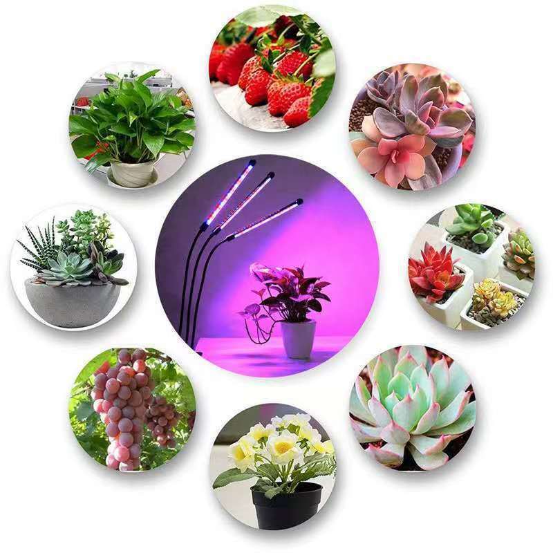 Amazon クロスボーダー クリップ植物ライト LED 植物成長ライト USB タイミング調光可能なフルスペクトル成長|undefined