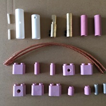 履帶式加熱器陶瓷片配件 焊縫熱處理繩式加熱器陶瓷塊耐高溫