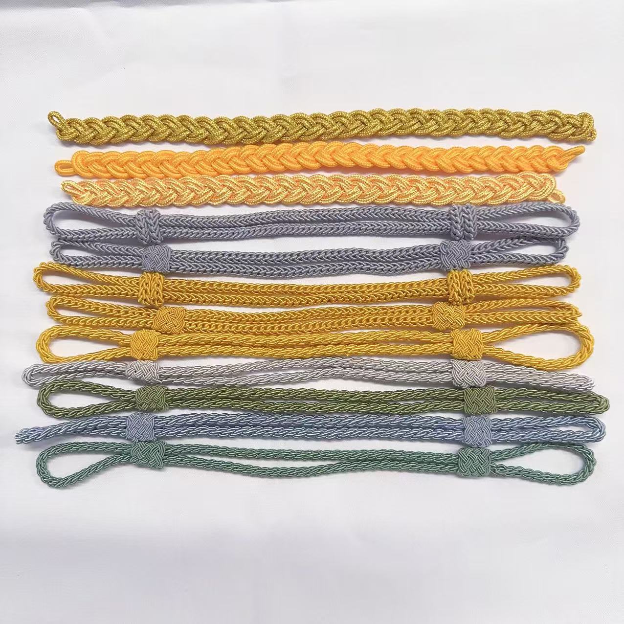 Hand-woven hat strap