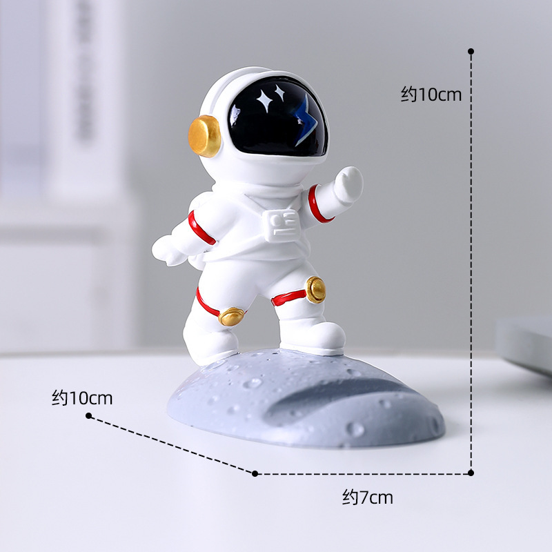 Astronot tekan tangan Tunggal + kotak warna kelas atas