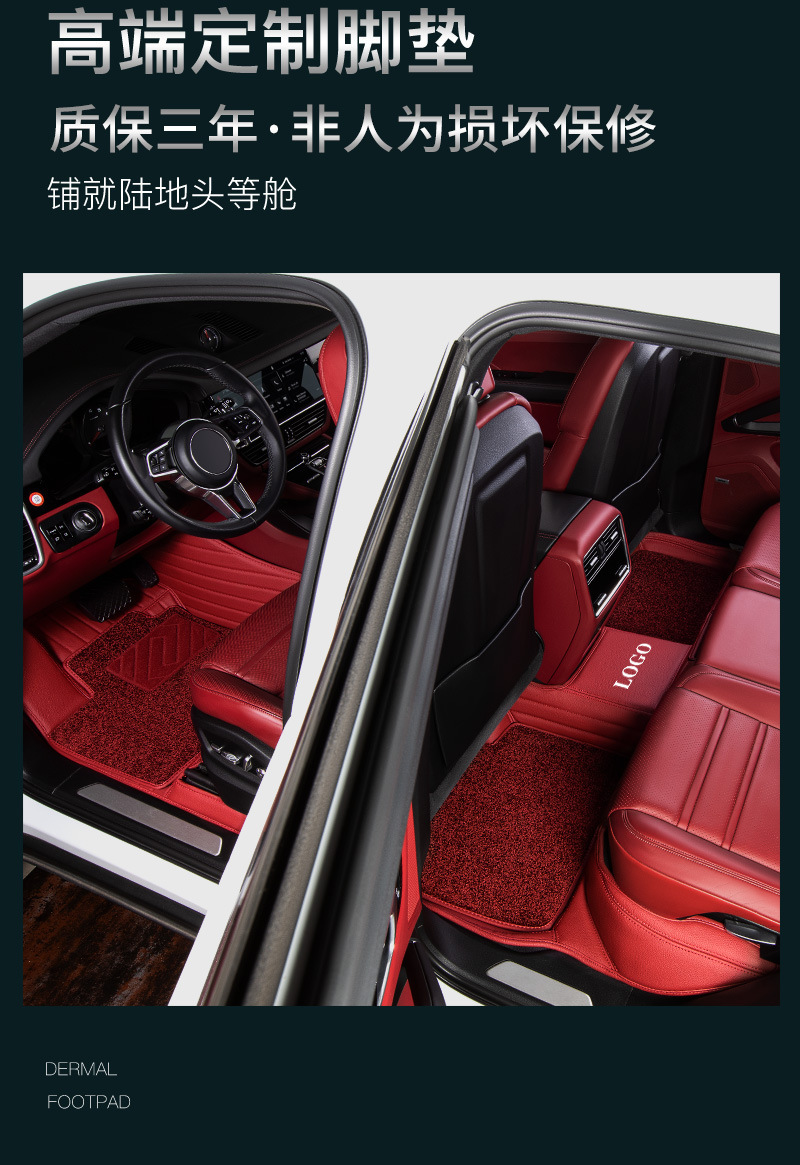 Suitable for Mercedes-Benz cars, full-coverage, wear-resistant, non-slip, Amazon best-selling car-specific floor mats