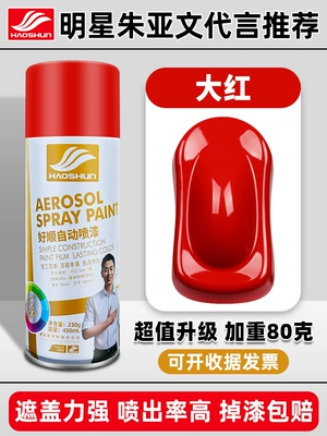 Avtomobil boya qələmləri – Graffiti Home Wooden Paint - haoshun-self-painted-450mlbig-red