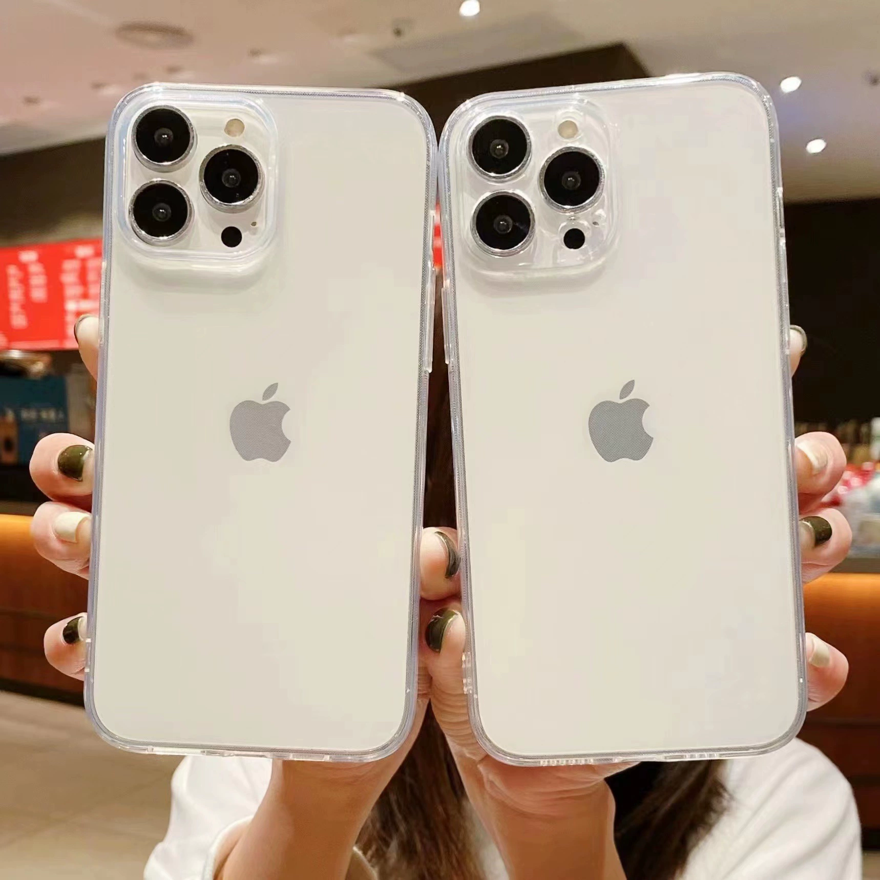 Чехол для телефона (Apple) iPhone 15/16/13 серии — высокопрозрачный TPU, точные отверстия, защита от падения