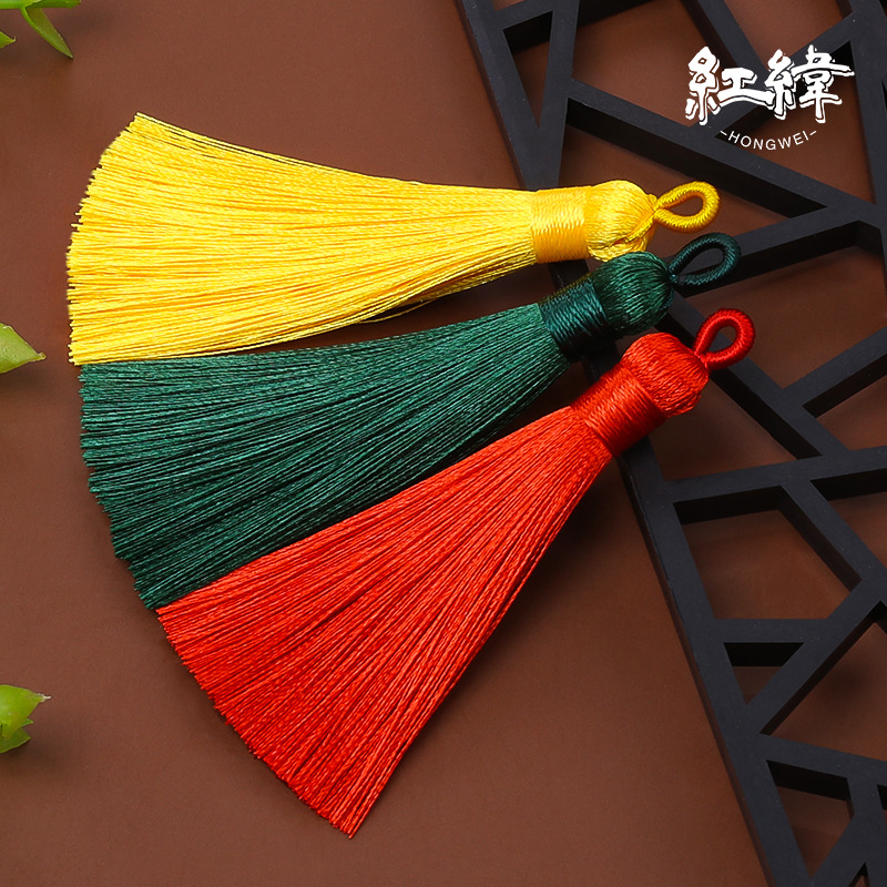 8cm Tassel Fringe Accessories Clothing Accessories Bookmark Hair Accessories DIY Accessories Small Tassel Keychain Pendant