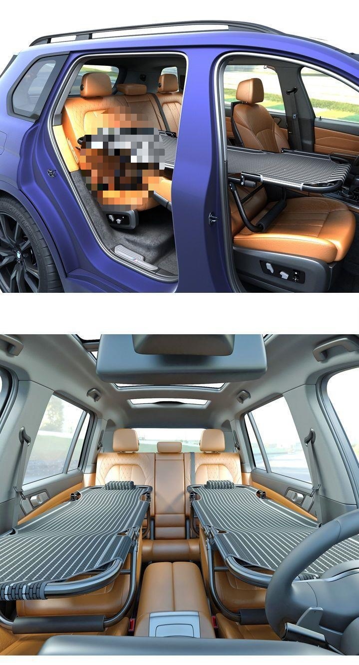 Car bed, non-inflatable, universal, for use in the car, not for the back seat, foldable travel bed, for sleeping in the car, suitable for sedans