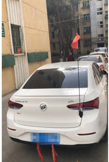Car decorative antenna modification Antenna 1 m car clip edge clip lengthened 1.5 m car flagpole Universal