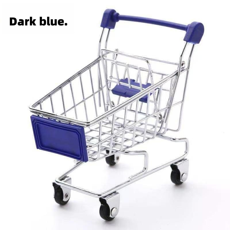 Mini Carrito de Compras Decorativo Pequeño de Hierro, para Almacenamiento de Juguetes image 10