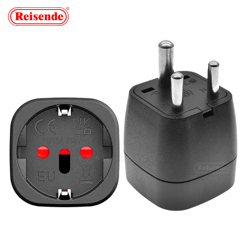 European to Big South Africa plug travel conversion plug small South Africa conversion European standard plug India to European standard plug