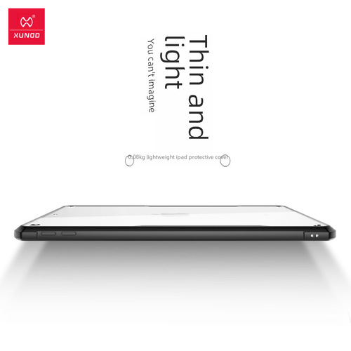 Tablet case for mini 5 with soft rubber edge frame, full edge coverage, mini 3 shell, 6 transparent iPad mini 4 cover