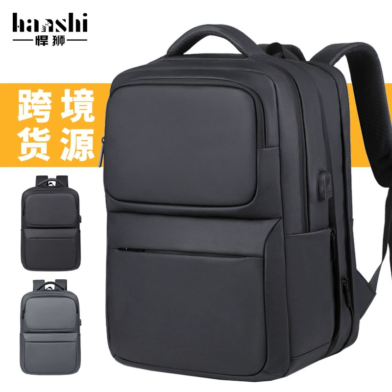 Трансграничная мужская мода сумка на плечо повседневная женская рюкзак премиальная сенсорная водонепроницаемая компьютерная сумка путешествия легкая школьная сумка