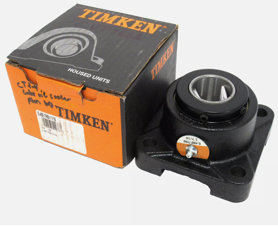 美国TIMKEN E-4BF-TRB-1 3/16轴承座 4螺栓 电泳漆图层