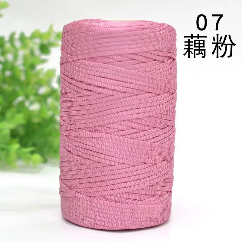 Algodón mercerizado, lino, laca, hilo de seda de hielo, bricolaje tejido a mano, protección solar de primavera y verano, sombrero para el sol, bolso de ganchillo, cojín, zapatos