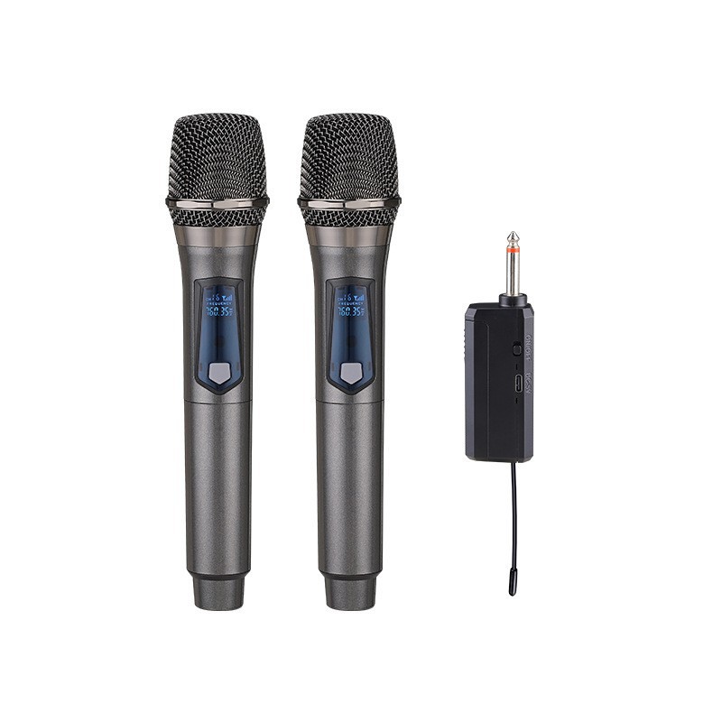Kit de Micrófono Inalámbrico con Tarjeta de Sonido V8 para Transmisión en Vivo y Karaoke