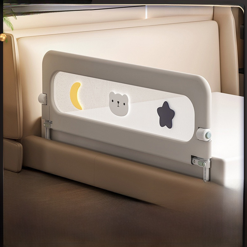 2025 New Baby Crib Fence Protective Fence Baby Anti-Bedside Barrier Travel Foldableing Convenient Bed Fence One Side