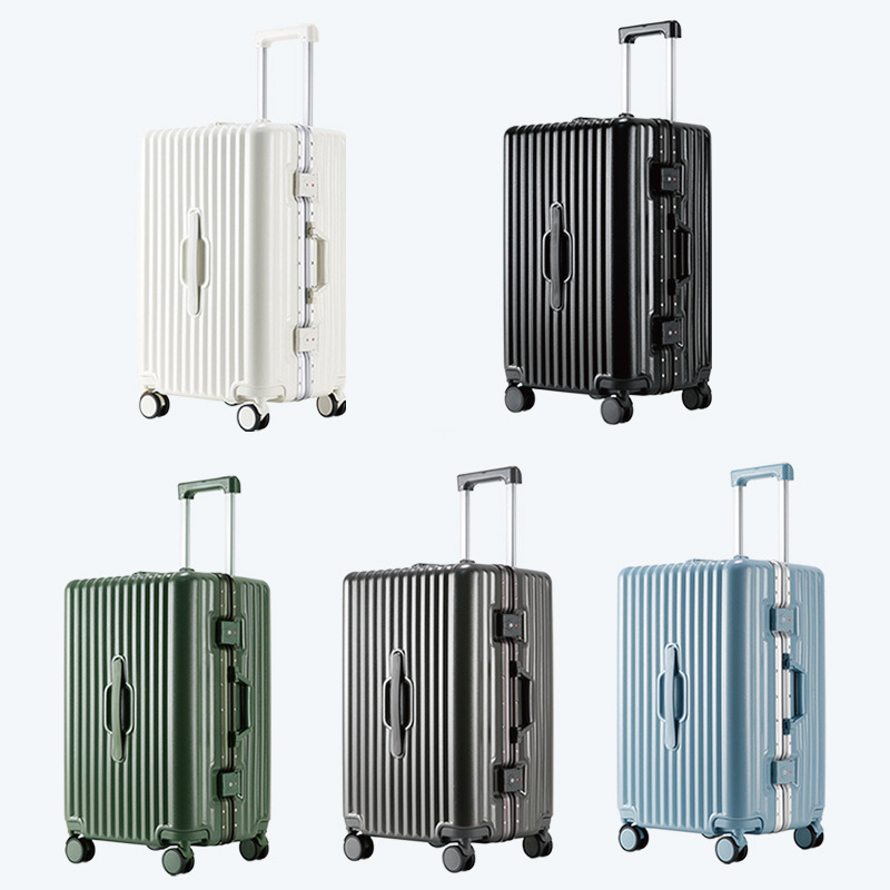【Fábrica de Selección Estricta】Maleta con Marco de Aluminio, Gran Capacidad, Maleta con Ruedas Extra Grandes, Maleta de Viaje Resistente con Ruedas Universales para Estudiantes.