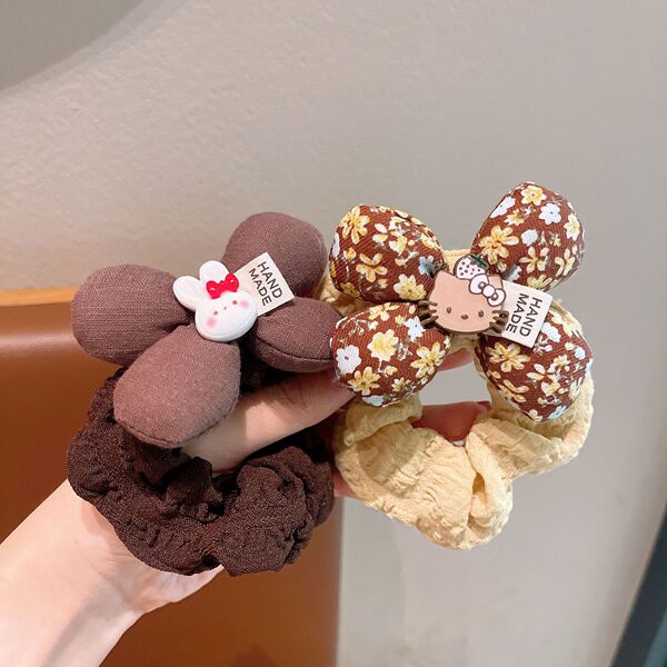 Demi-season children's cute hairgrip with bow