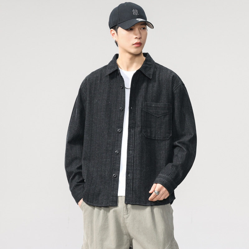 autumn Japanese high quality retro shirt