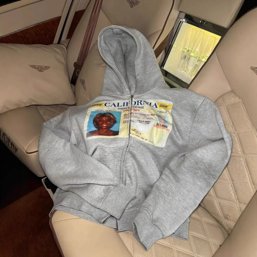 European and American-style unisex cute hoodies, oversized sweatshirts for teens, casual clothing with thick zippers