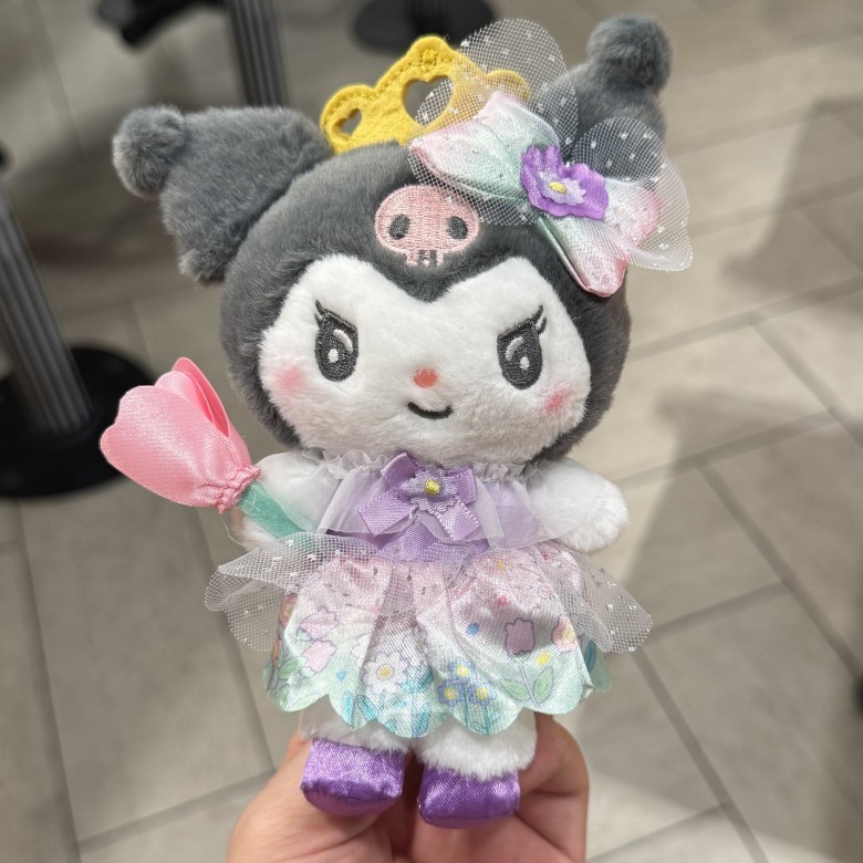 心意绽放挂件仙女棒皇冠库洛米小羊美乐蒂猫咪毛绒公仔少女包挂饰|undefined
