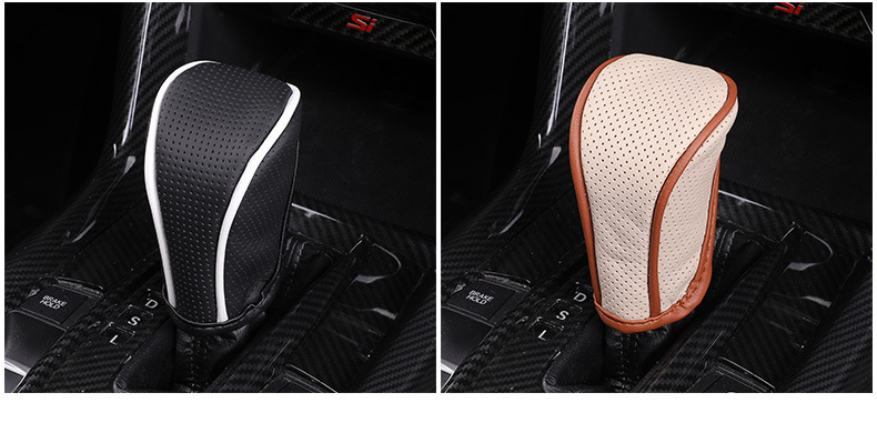 Car Gear cover car leather gear cover car gear handle cover car breathable gear cover leather gear cover