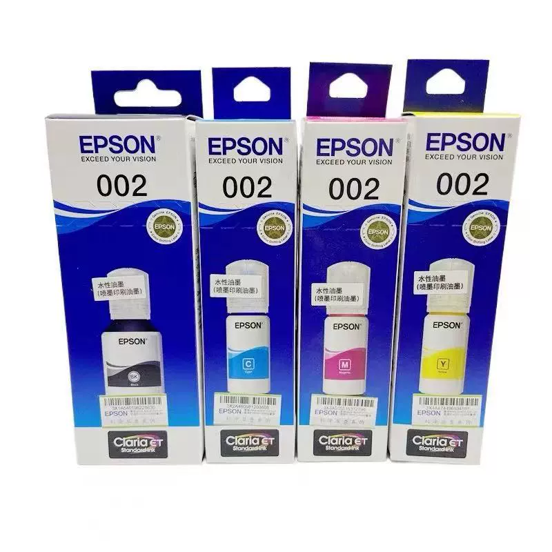 Оригинальные чернила Epson 002 L4163L4166 L4169 L416 L6168 L6178 чернила для принтера