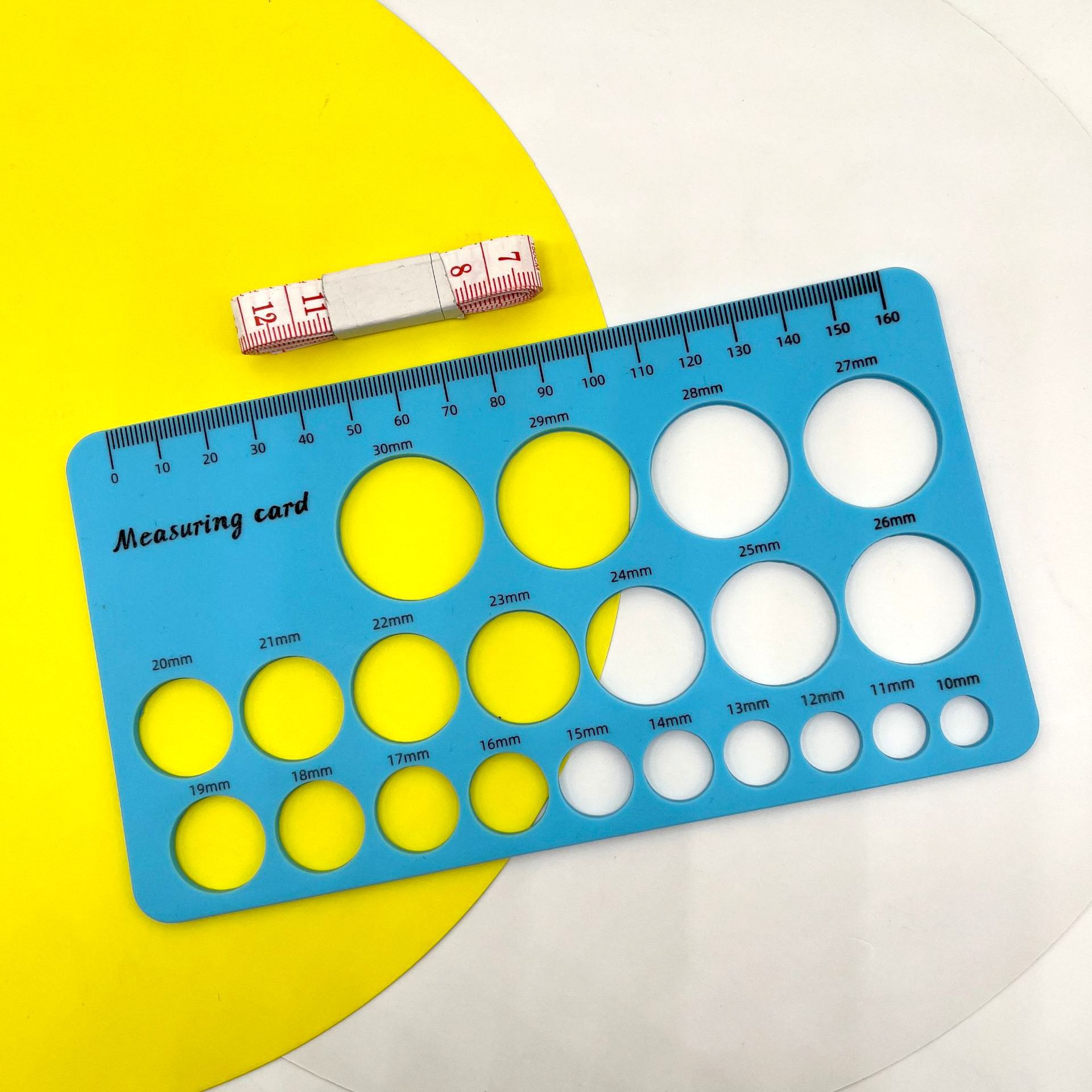 파란색 단면 인쇄 + 프렌치 자 + 진주빛 가방 포장