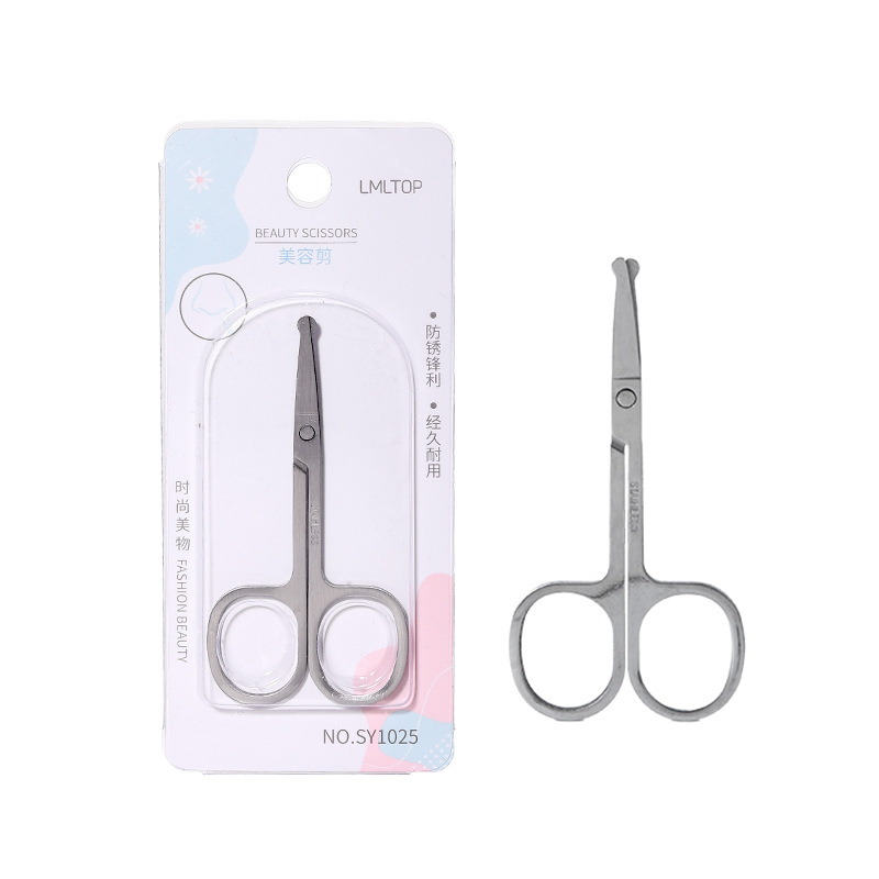 Latin American LACE peine ceja tijeras de belleza ceja maquillaje herramientas ceja tijeras colección al por mayor