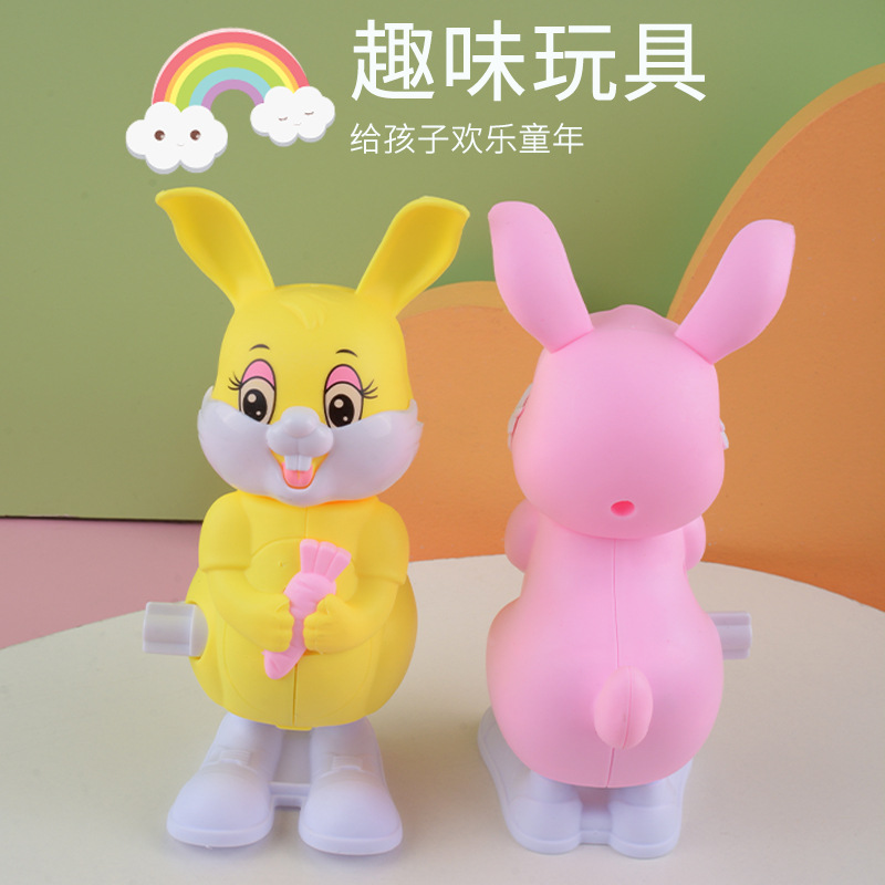 Primavera sinuoso conejo juguete saltar conejo lindo de dibujos animados juguetes de los niños juguetes educativos al por mayor