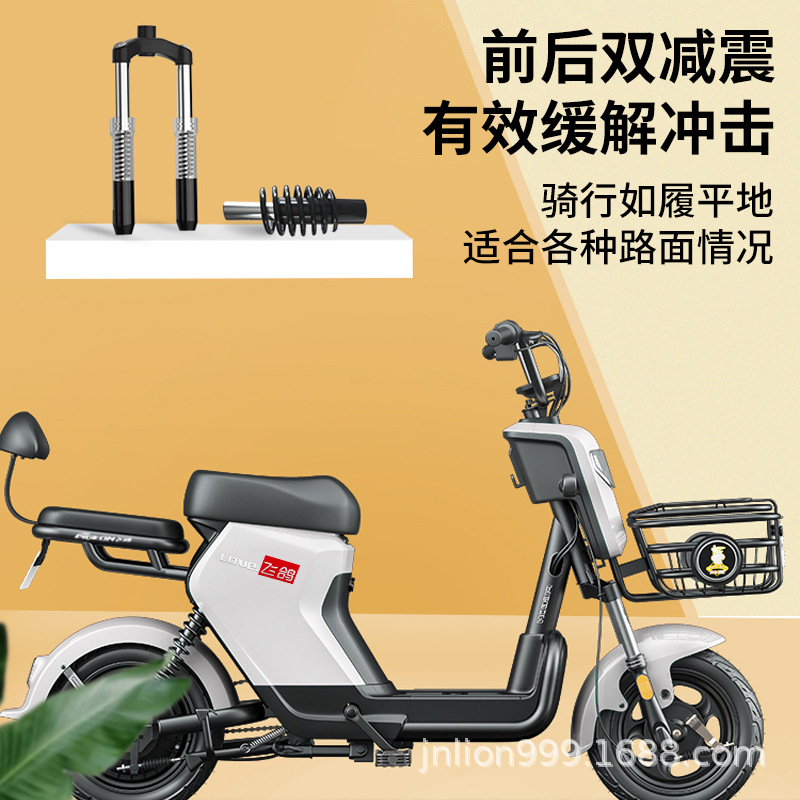 Nueva bicicleta eléctrica estándar nacional coche inteligente para mujeres para llevar 48V litio para adultos estudiantes padres e hijos pueden tomar la tarjeta